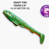 CRAZY FISH Tough 2.8" (7 cm) - 5 pc - CRAZY FISH Tough 2.8" (7 cm) - 5 pc | BS Fishing