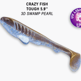 CRAZY FISH Tough 5,9" (14.5 cm) - 2 pc - CRAZY FISH Tough 5,9" (14.5 cm) - 2 pc | BS Fishing