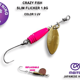 CRAZY FISH Slim Flicker 1.9g - CRAZY FISH Slim Flicker 1.9g | BS Fishing