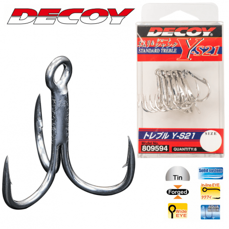 Triple Decoy Y-S21 Hook – BS-FISHING