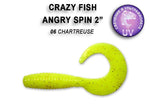 CRAZY FISH Angry Spin 2.0" (5 cm) - 8 pc - CRAZY FISH Angry Spin 2.0" (5 cm) - 8 pc | BS Fishing