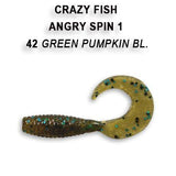 CRAZY FISH Angry Spin 1" (2.5 cm) - 8 pc - CRAZY FISH Angry Spin 1" (2.5 cm) - 8 pc | BS Fishing