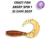 CRAZY FISH Angry Spin 1" (2.5 cm) - 8 pc - CRAZY FISH Angry Spin 1" (2.5 cm) - 8 pc | BS Fishing
