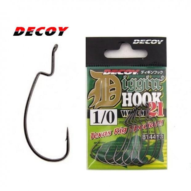 Texan DECOY Digging Hook Worm21 (bag) – BS-FISHING