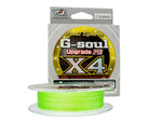 Tresse YGK G-Soul X4 Upgrade Green - 200 m - BS Fishing