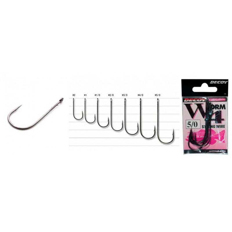 Single hook DECOY Worm 4 Strong Wire (bag) – BS-FISHING