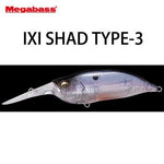 MEGABASS IXI Shad Type 3 - 57 mm - BS Fishing