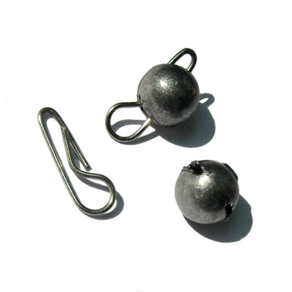 Têtes plombées , agrafes mobiles - 10pc - BS Fishing