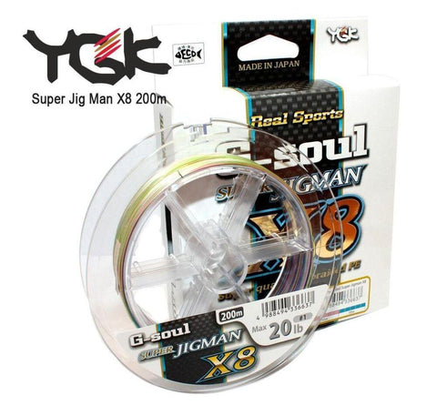 Tresse YGK Super Jig Man X8 - 200 m - BS Fishing