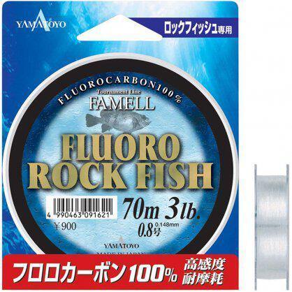 Fluorocarbone YAMATOYO Rock Fish 70 m - Fluorocarbone YAMATOYO Rock Fish 70 m | BS Fishing